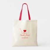 #1 Mom Love Personalized Tote Bag Tragetasche (Rückseite)