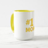#1 MOM TASSE (Vorderseite Links)