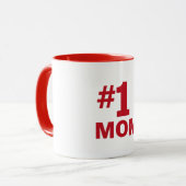 #1 MOM TASSE (Vorderseite Links)