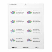 1. Mommy Rainbow Text Geschenke (Vorne)