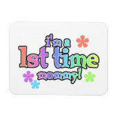 1. Mommy Rainbow Text Geschenke Magnet (Horizontal)
