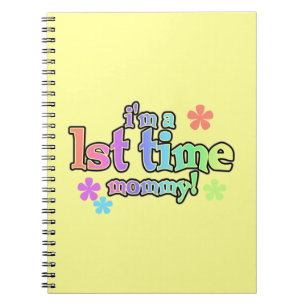 1. Mommy Rainbow Text Geschenke Notizblock