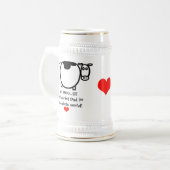 #1 Moo...st Wonderful Father - Stein Bierglas (Vorderseite Links)