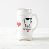 #1 Moo...st Wonderful Father - Stein Bierglas (VorderseiteRechts)