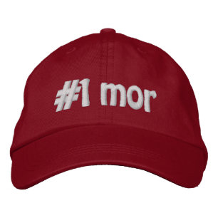 #1 Mor Bestickte Kappe