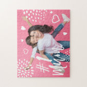 #1 Mum Volles Foto-Fun-Geschenk für Muttertagsjigs Puzzle (Vertikal)
