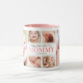 1. Muttertags-Fotocollage-Tasse Tasse (Zentrum)
