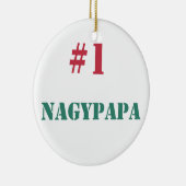 #1 Nagypapa Keramik Ornament (Rechts)
