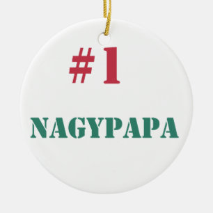 #1 Nagypapa Keramik Ornament