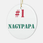 #1 Nagypapa Keramik Ornament (Links)