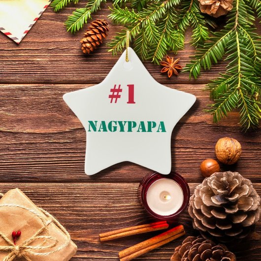 #1 Nagypapa Keramikornament