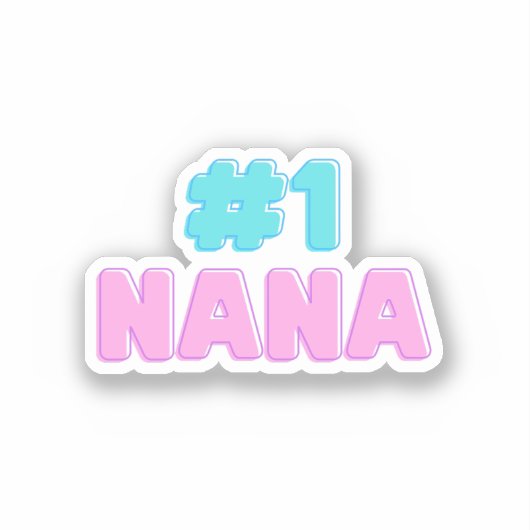#1 Nana Aufkleber (Vorderseite)