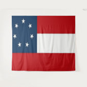 1. NATIONALE FLAG CSA WANDTEPPICH (Vorderseite (Horizontal))
