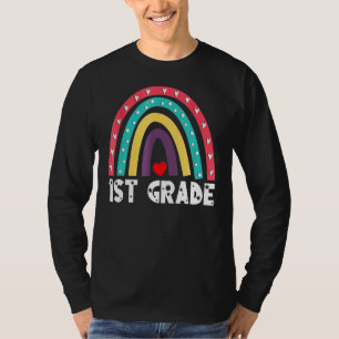 1. Niedlicher Regenbogen Kinder Lehrer Feldtag 202 T-Shirt