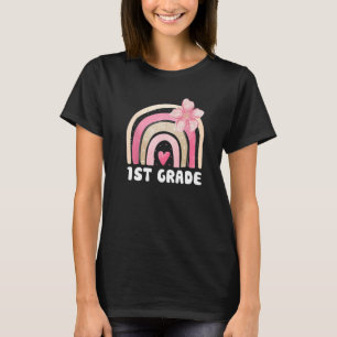 1. Niedlicher Regenbogen Kinder Lehrer Feldtag 202 T-Shirt
