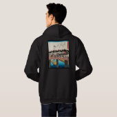 #1 Nihonbashi - Stained Glass Art Hoodie (Schwarz voll)