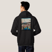 #1 Nihonbashi - Stained Glass Art Hoodie (Schwarz voll)