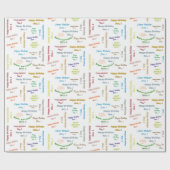 1. November: Geschenkpapier zum Geburtstag (Flach)