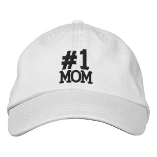 #1 Number One MOM Embroidered Cap Bestickte Baseballkappe