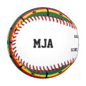 1 NUMMER 1 VATER Vatertag GHANA FLAG Baseball (Vorderseite Links)