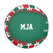 1 NUMMER 1 VATER Vatertag MEXIKO FLAG Baseball (Vorderseite Links)