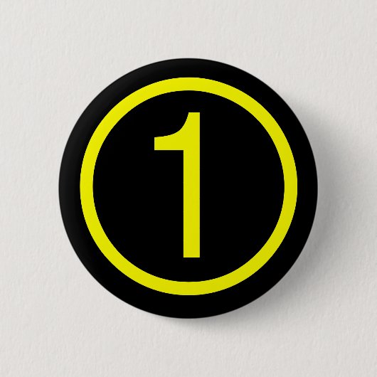1 Nummer eins Button (Vorderseite)