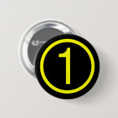 1 Nummer eins Button (Vorne & Hinten)