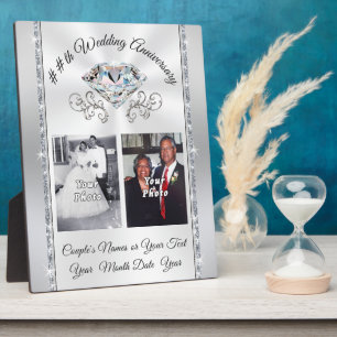 1 oder 2 Foto Hochzeitsplattformen, jedes Jahr Fotoplatte