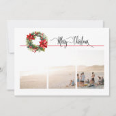 1 oder 3 Foto mit Weihnachtsfeiertag (Vorderseite)
