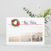 1 oder 3 Foto mit Weihnachtsfeiertag (Stehend Vorderseite)