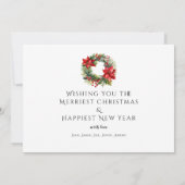 1 oder 3 Foto mit Weihnachtsfeiertag (Rückseite)