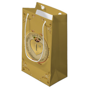 1. oder 50. Golden Ochre Gift Bag Kleine Geschenktüte