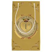 1. oder 50. Golden Ochre Gift Bag Kleine Geschenktüte (Vorderseite)