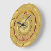 1. oder 50. Jubiläum-Uhr Große Wanduhr (Winkel)