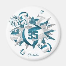 1 oder für aquamarine Volleyballstars