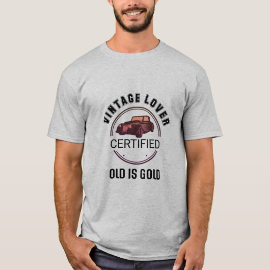 1. Oldtimer-Enthusiast T-Shirt (Vorderseite)