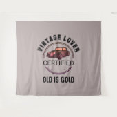 1. Oldtimer-Enthusiast Wandteppich (Vorderseite (Horizontal))