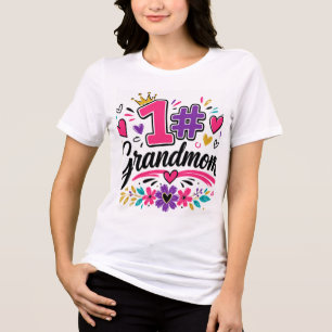 #1 Oma T-Shirt Tri-Blend Shirt