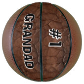 #1 Opa Leder-Look Basketball (Vertikal)