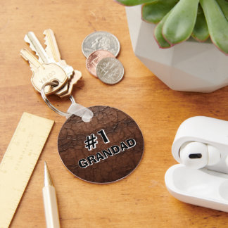 #1 Opa Lederlook Schlüsselanhänger