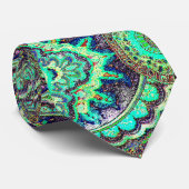 1 Paisley Mega Krawatte (Gerollt)