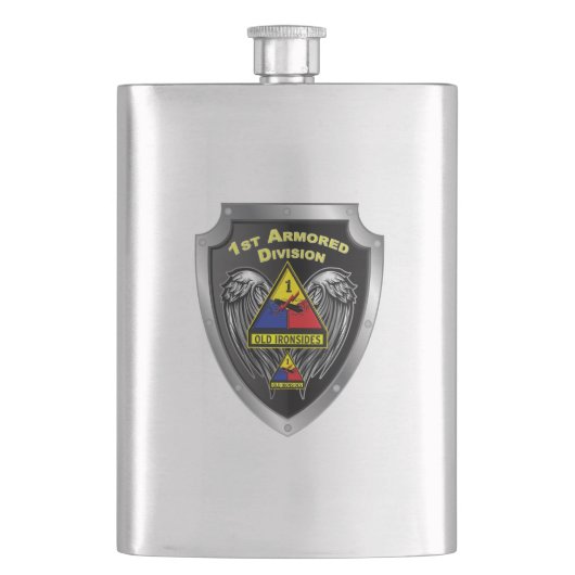 1. Panzerdivision “Old Ironsides” Flachmann (Vorderseite)