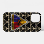 1. Panzerdivision “Old Ironsides” iPhone Hülle (Rückseite (Horizontal))