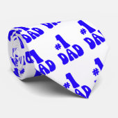 #1 Papa – Der Beste der Besten Krawatte (Gerollt)
