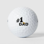 #1 Papa Golfbälle (Vorderseite)