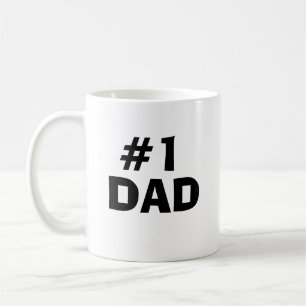 #1 Papa individuelles Foto Vatertagsgeschenk Kaffeetasse