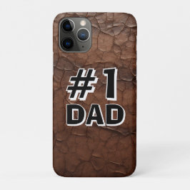 #1 Papa Leder-Look Case-Mate iPhone Hülle