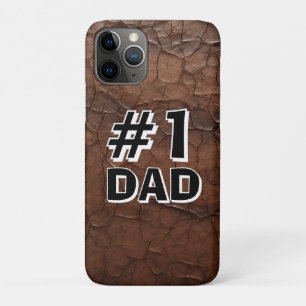 #1 Papa Leder-Look Case-Mate iPhone Hülle