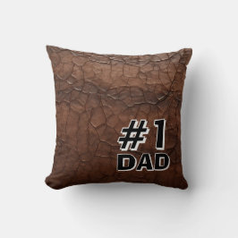 #1 Papa Leder-Look Kissen