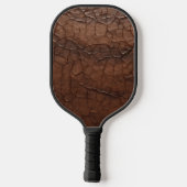 #1 Papa Leder-Look Pickleball Schläger (Rückseite)
